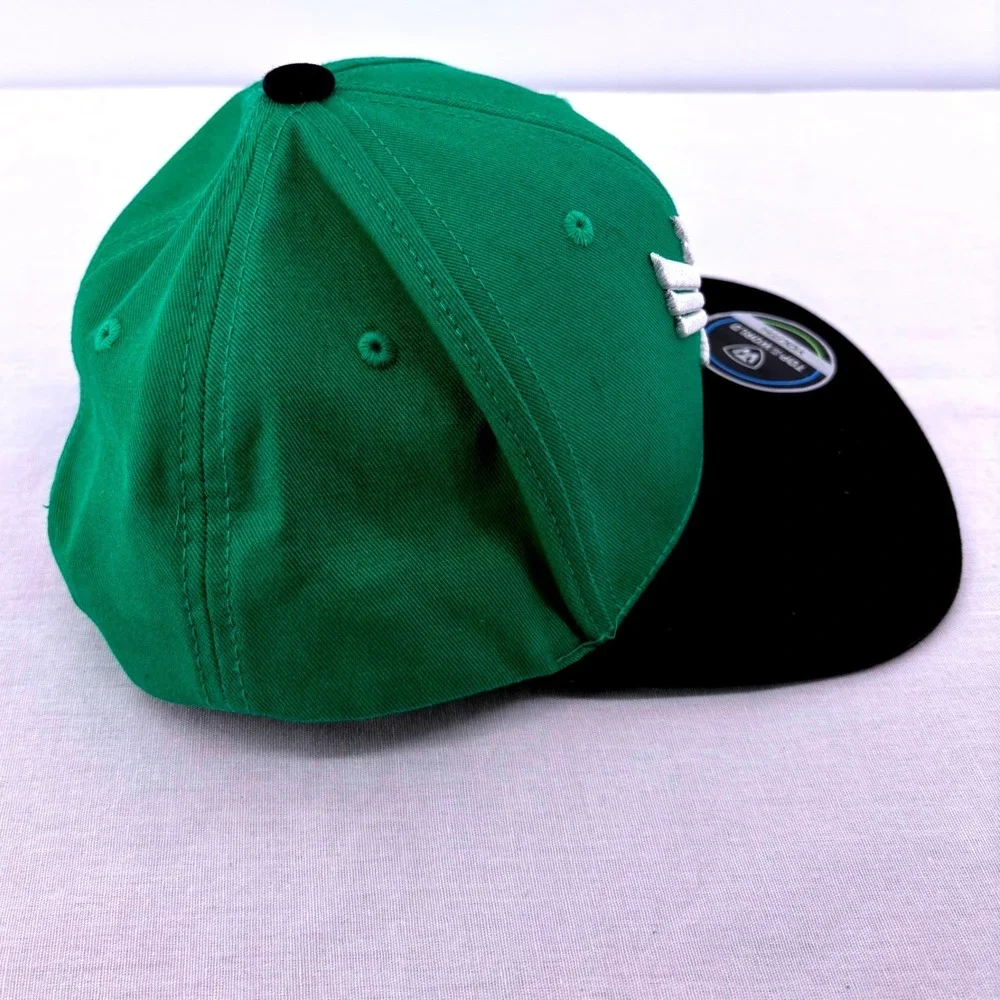 UNT North Texas Mean Green Eagle Cap Youth One Size Green Snapback Embroider NEW